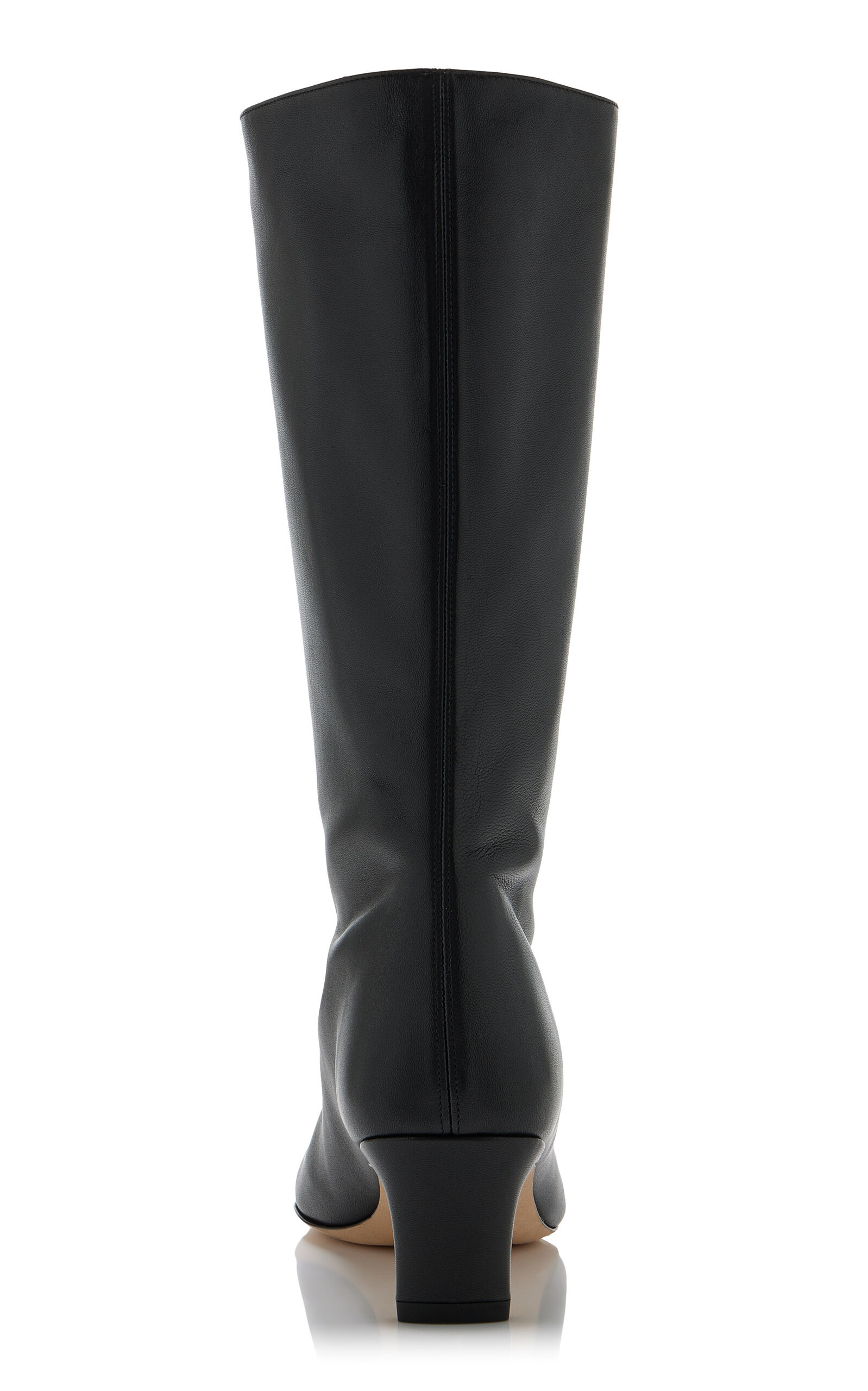 Wally Leather Mid-Calf Boots black - 5