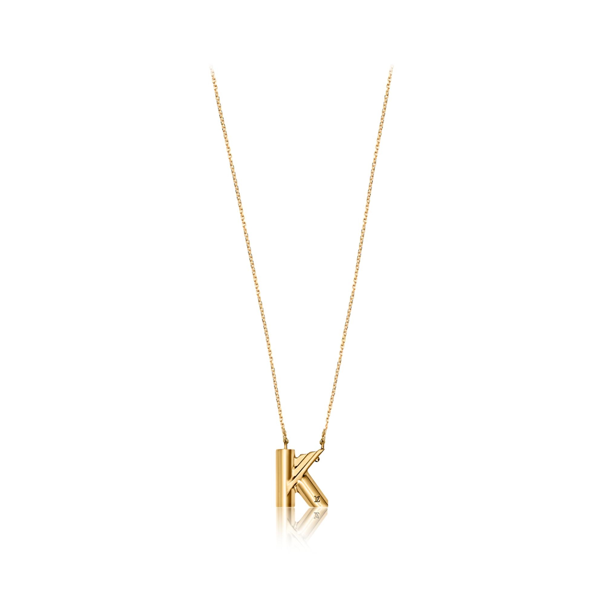 LV & Me necklace, letter K - 1