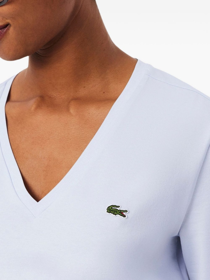 V-neck logo T-shirt 3