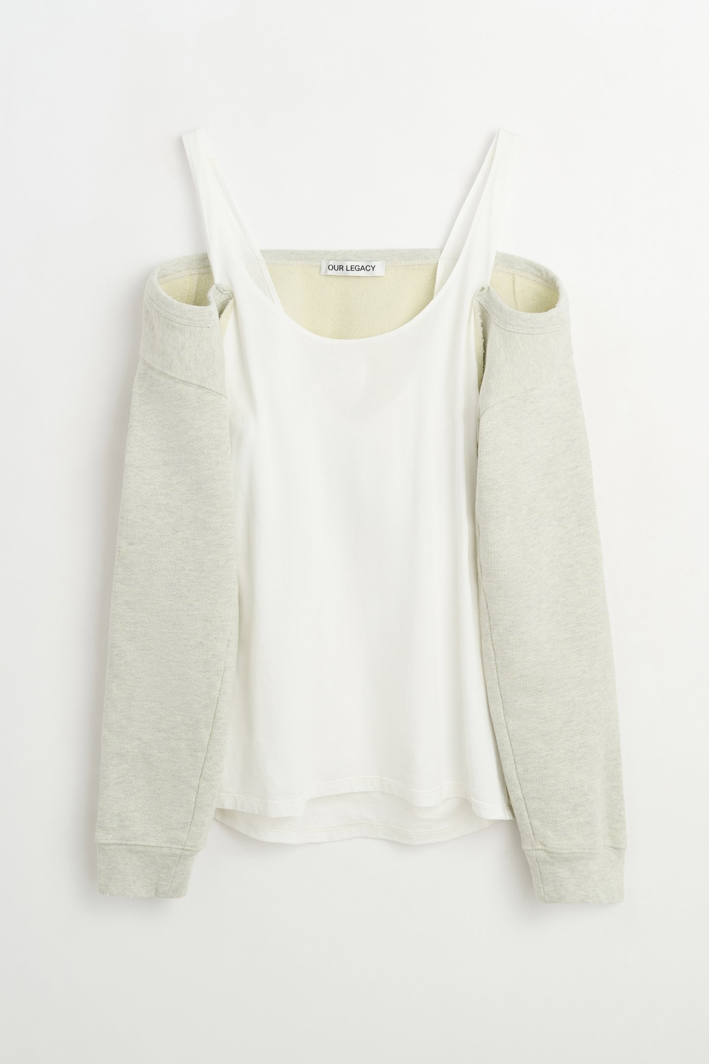 Cardigan Tank Yellow Tint Melange Fleece - 1