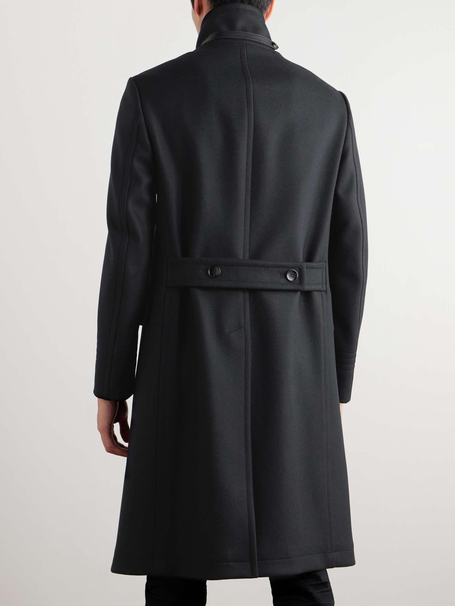 Double-Breasted Wool-Felt Coat - 4