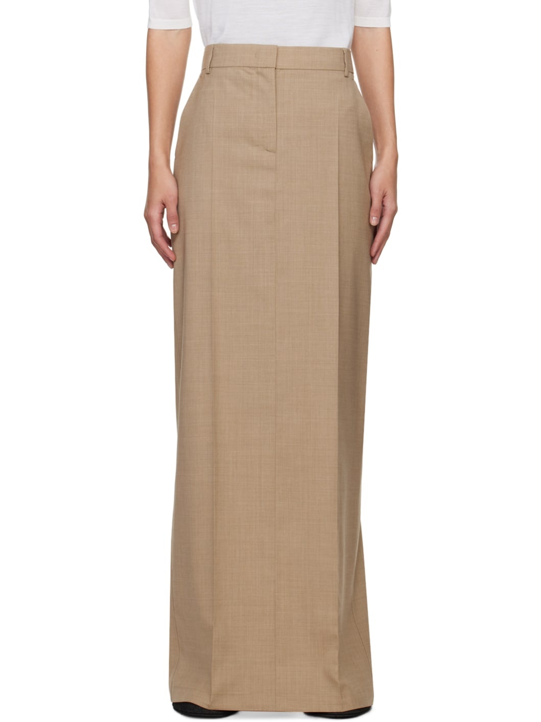 Beige Circeo Maxi Skirt - 1