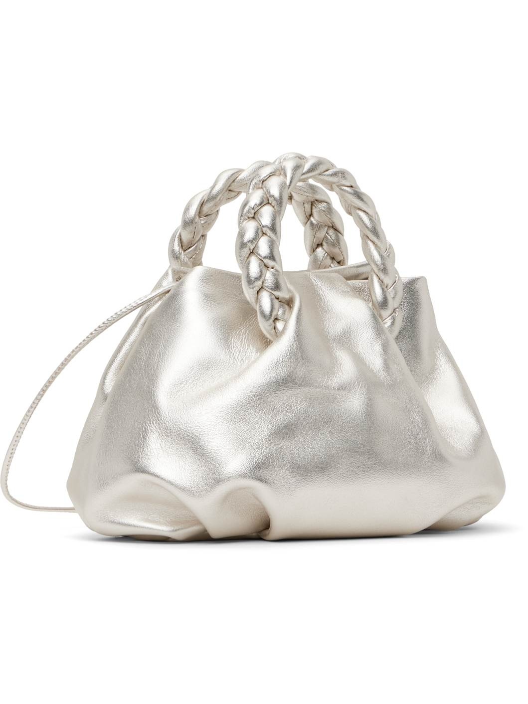 Silver Bombon Metallic Bag - 2