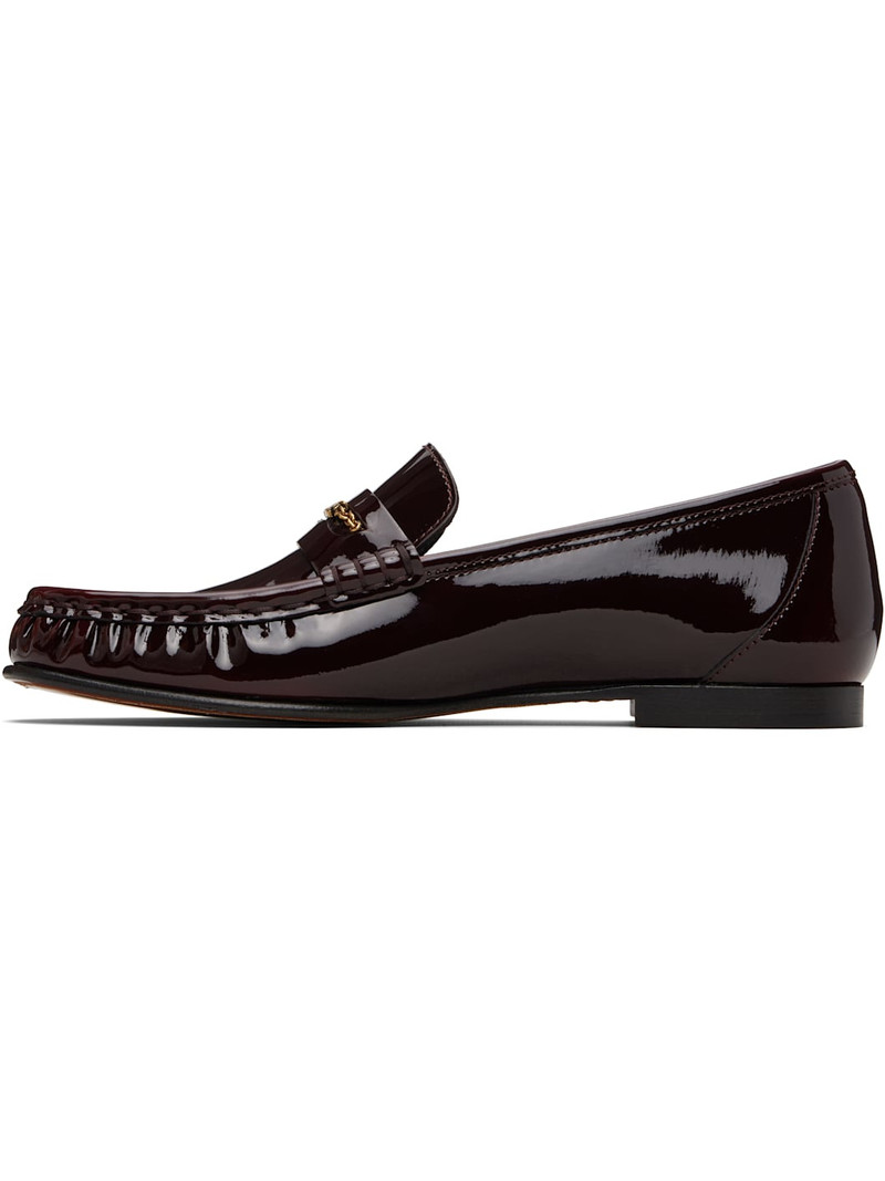 Chloé Burgundy 'Chloé' Loafers outlook