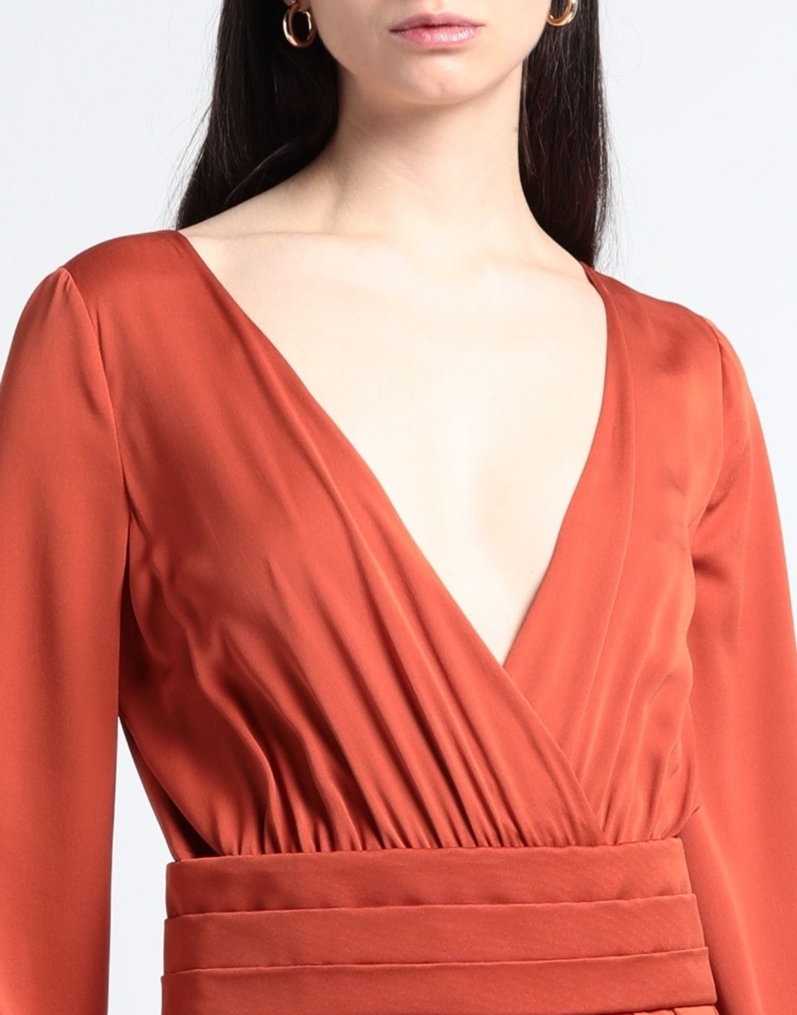 Rust Women's Elegant Dress - 4