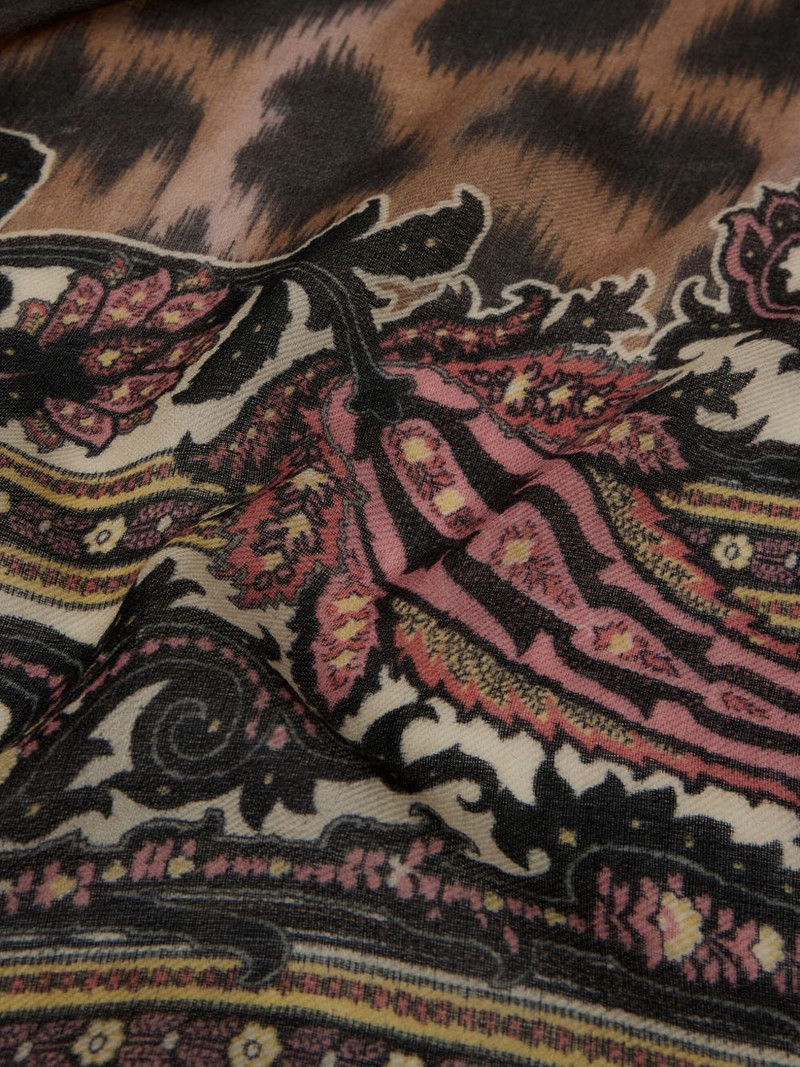 Etro cashmere-blend scarf outlook