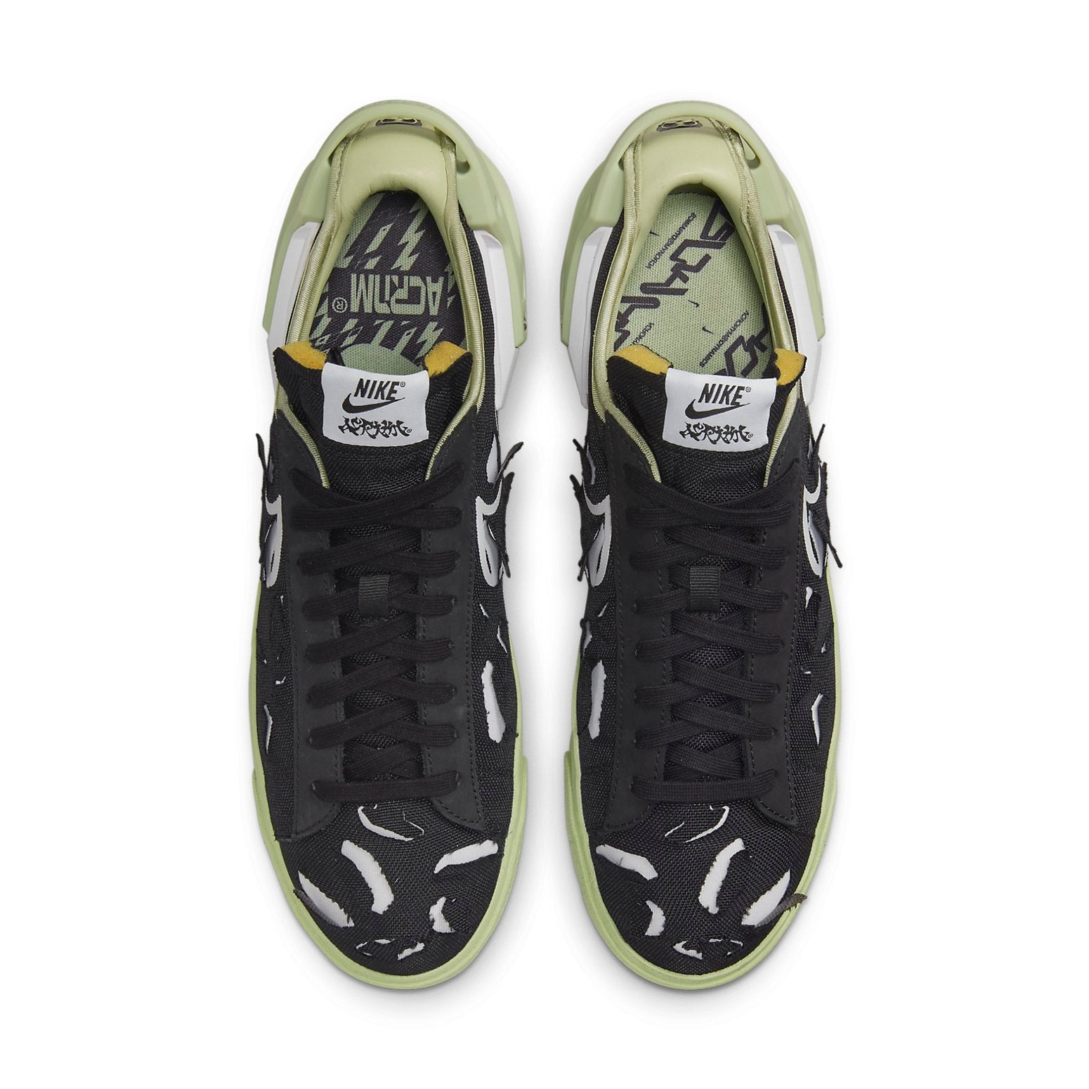 Nike Acronym x Blazer Low 'Black Olive Aura' DO9373-001 - 4