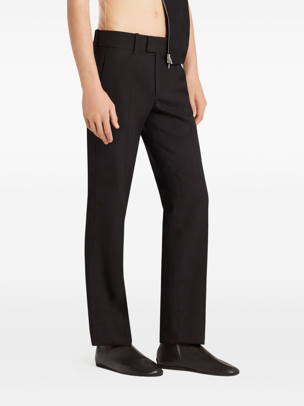 wool tailored trousers - 4