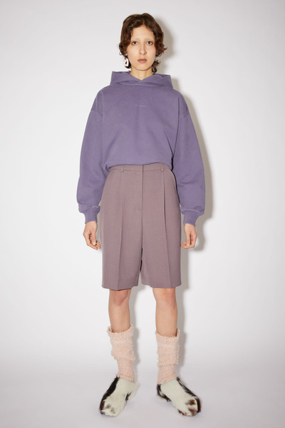 Acne Studios Knee-length shorts - Mauve purple outlook