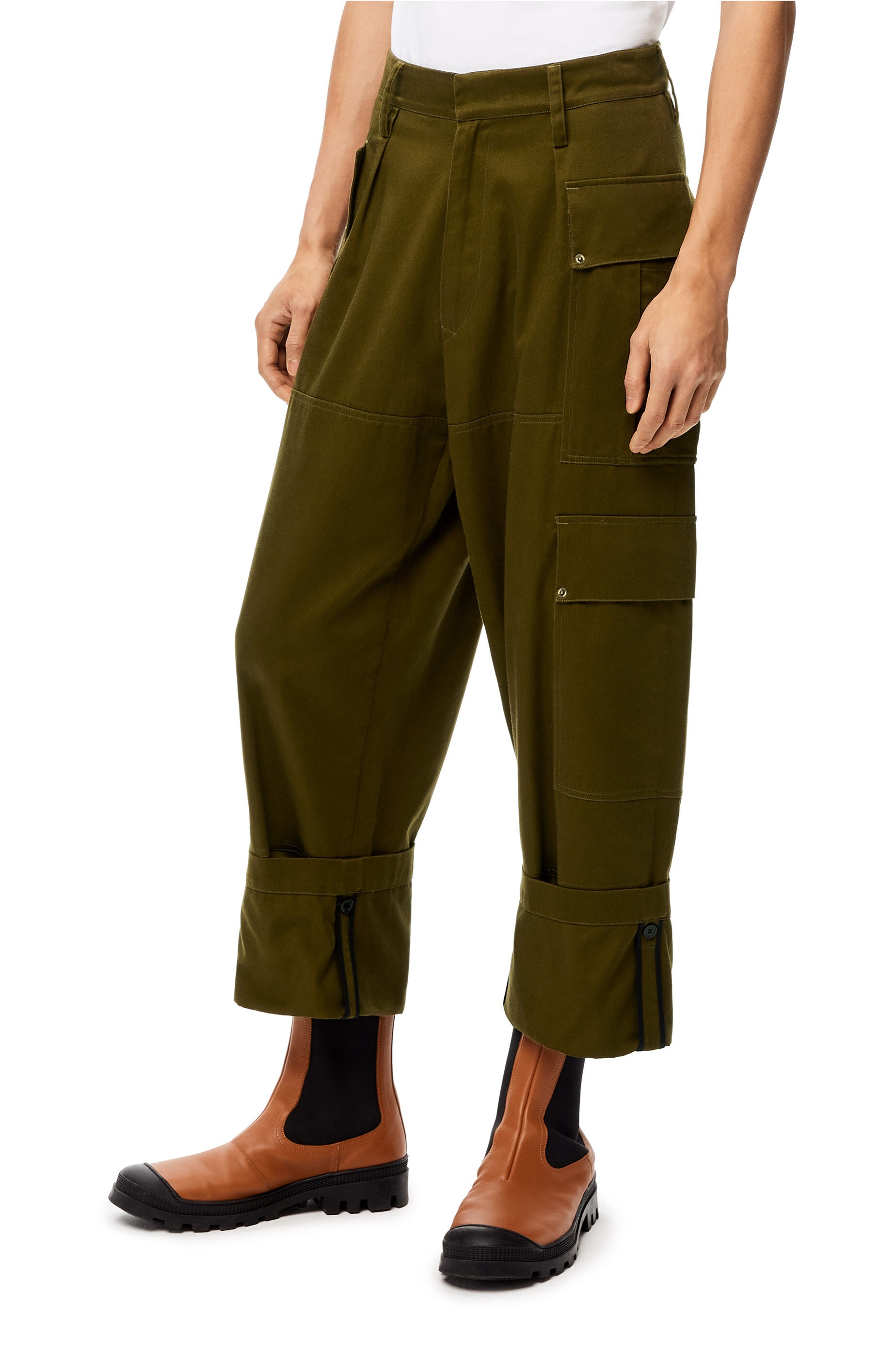 Cargo trousers in cotton - 3