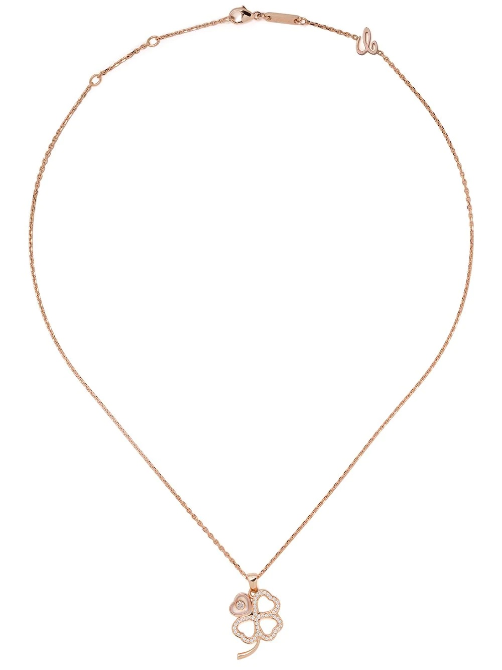 18kt rose gold Good Luck Charms diamond necklace - 1