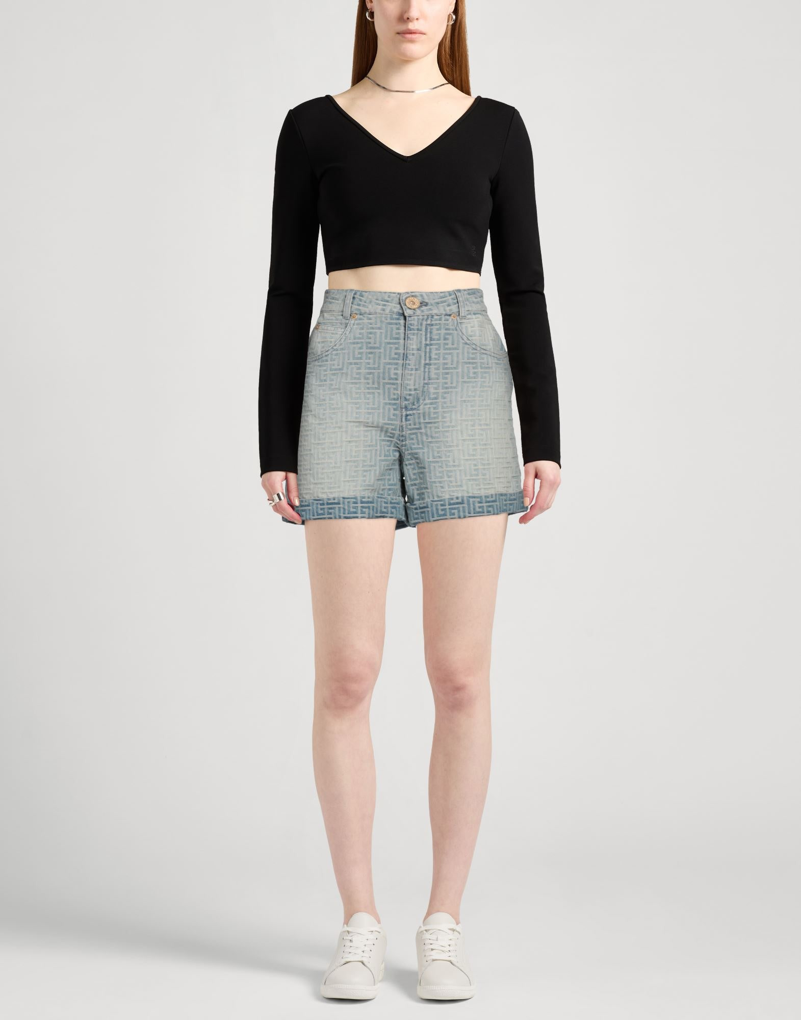 Blue Women's Denim Shorts - 2