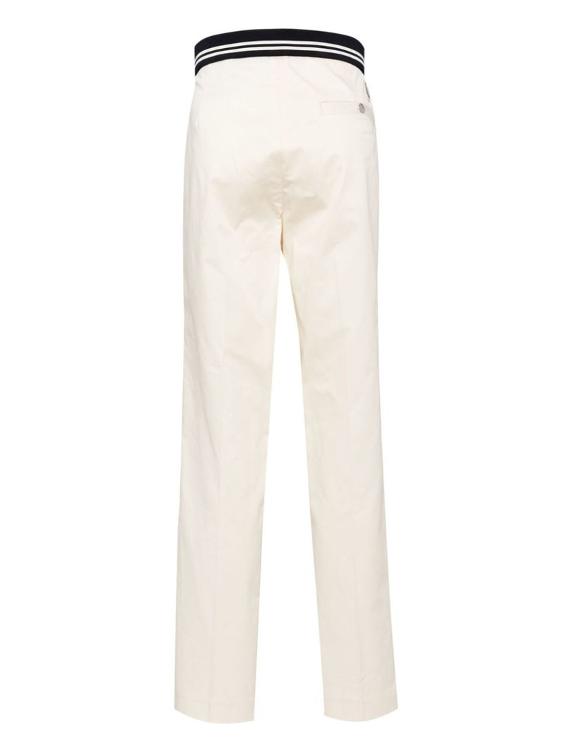 Moncler cotton-blend chino trousers outlook
