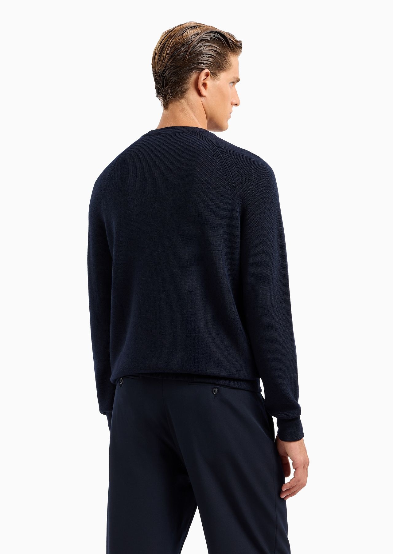 Virgin-wool, crew-neck jumper - 3