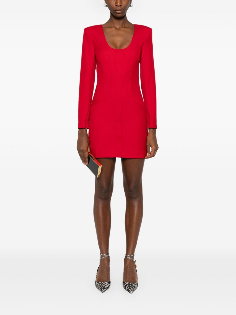 tailoring mini dress - 2