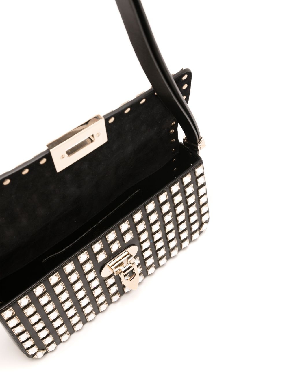 Rockstud E/W leather shoulder bag - 5