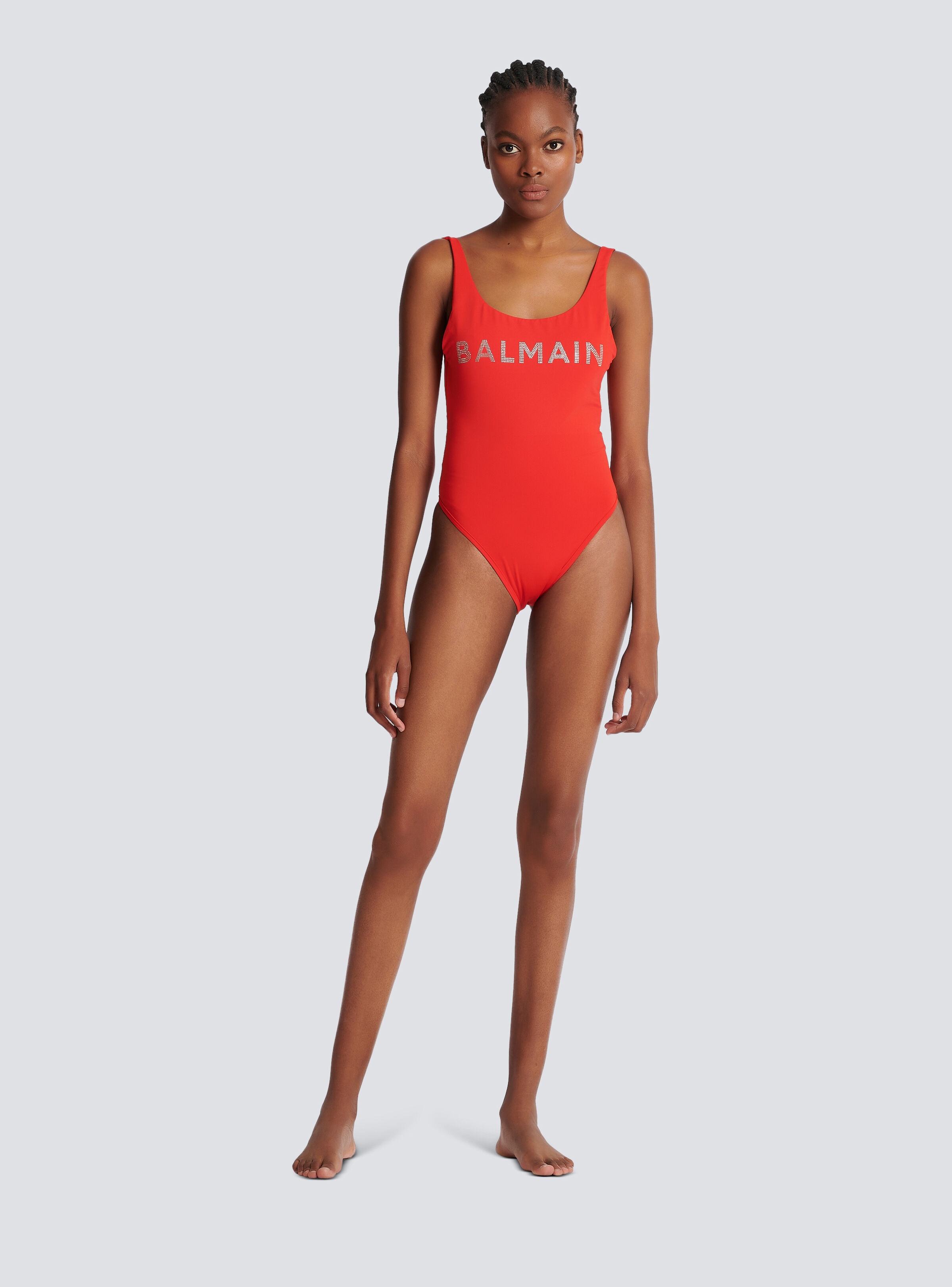 Balmain logo swimsuit - 2