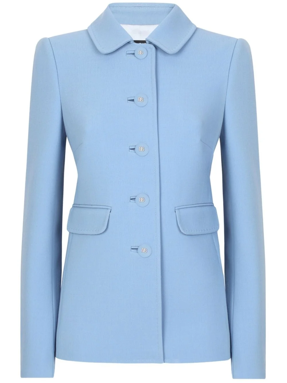 buttoned flap pocket blazer - 1