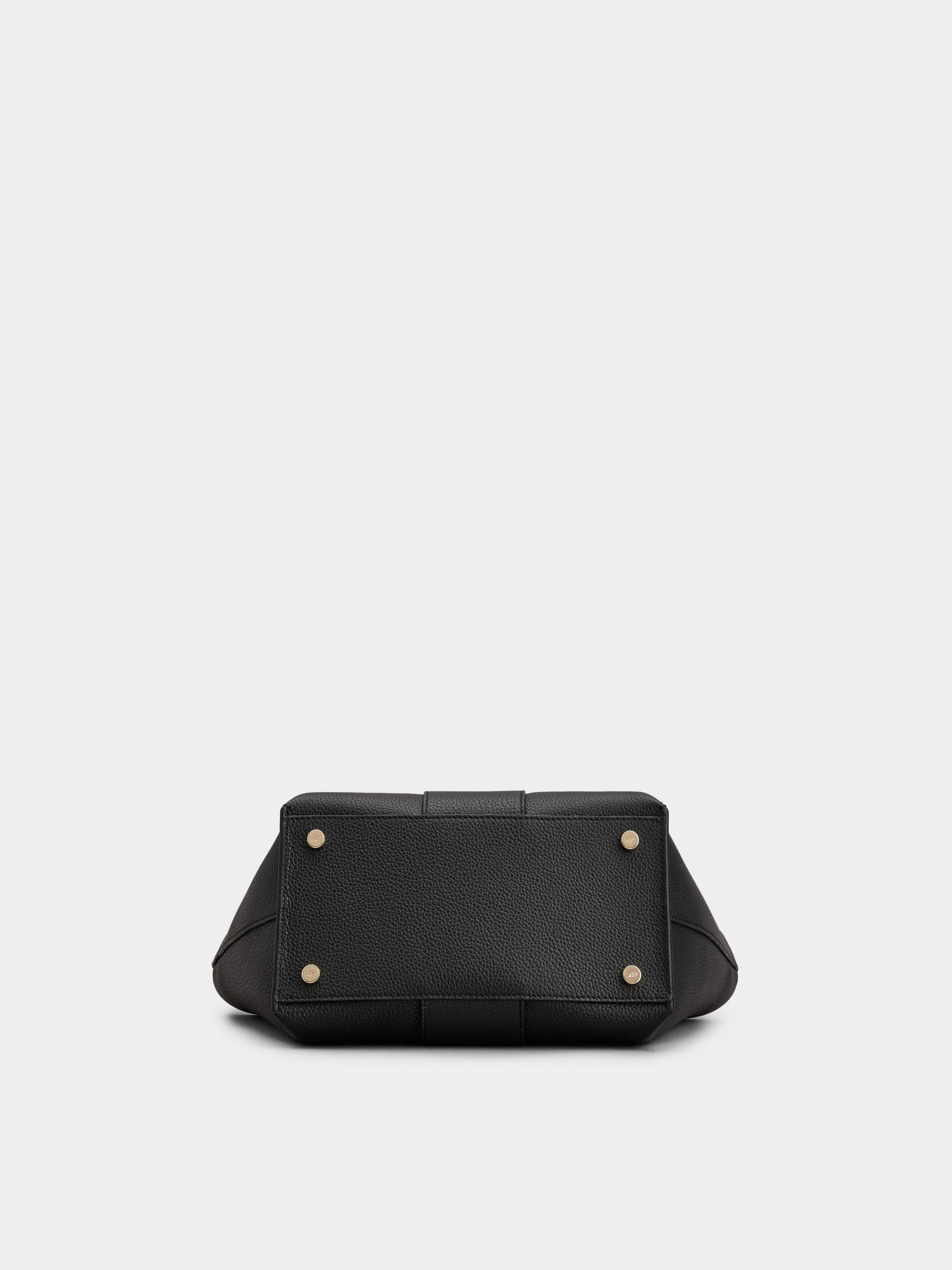 Viv' Choc Mini Shopping Bag in Leather - 5