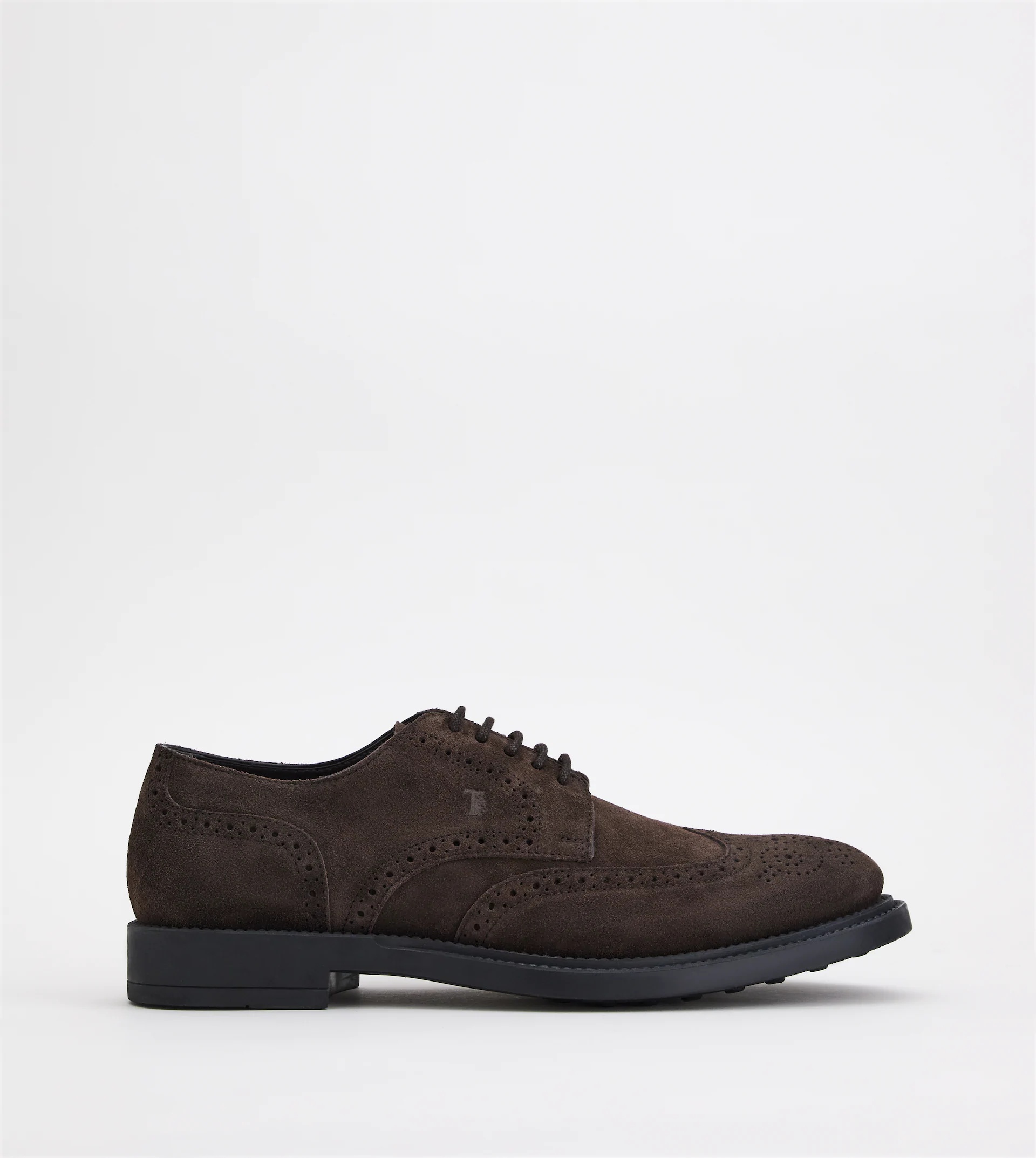 LACE-UPS IN SUEDE - BROWN - 1