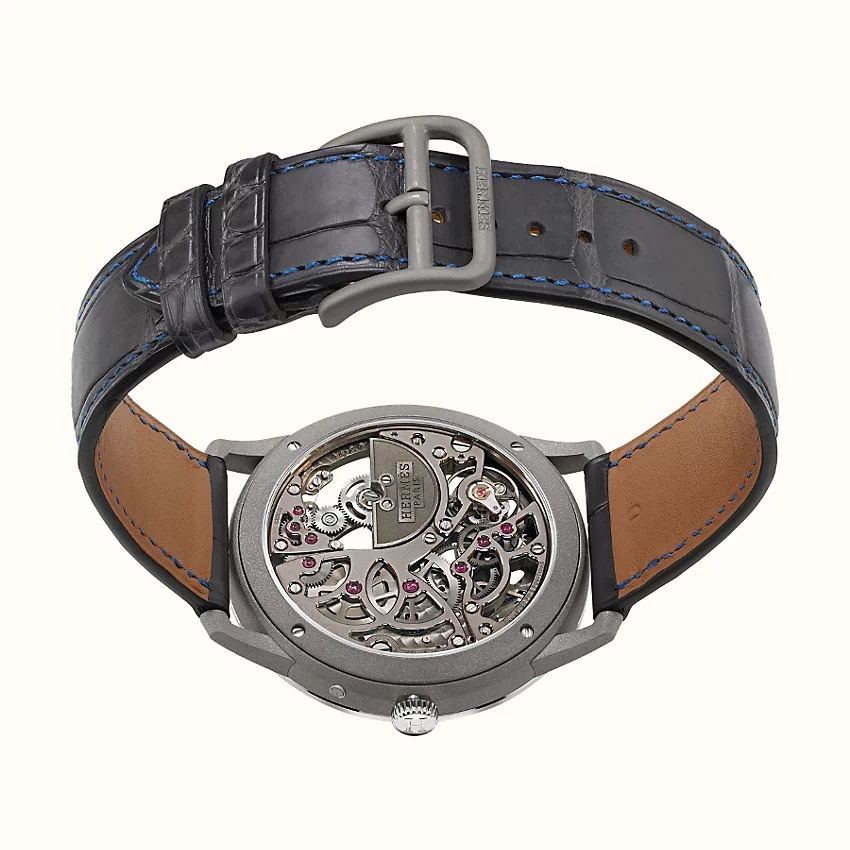 Slim d'Hermes Squelette Lune watch, 39.5 mm - 5