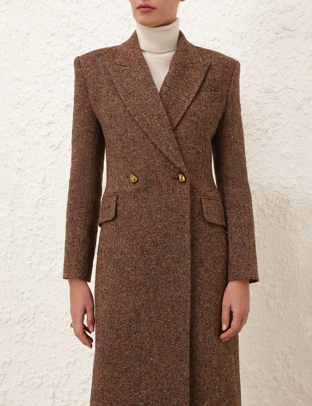 ILLUSTRATION HOURGLASS COAT - 5