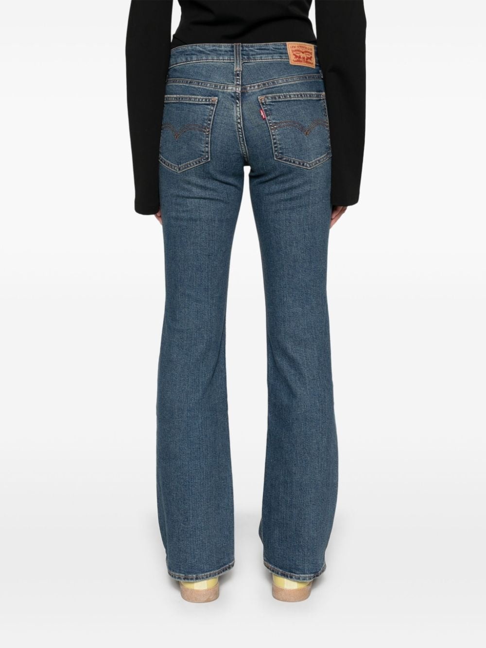 low-rise bootcut jeans - 4