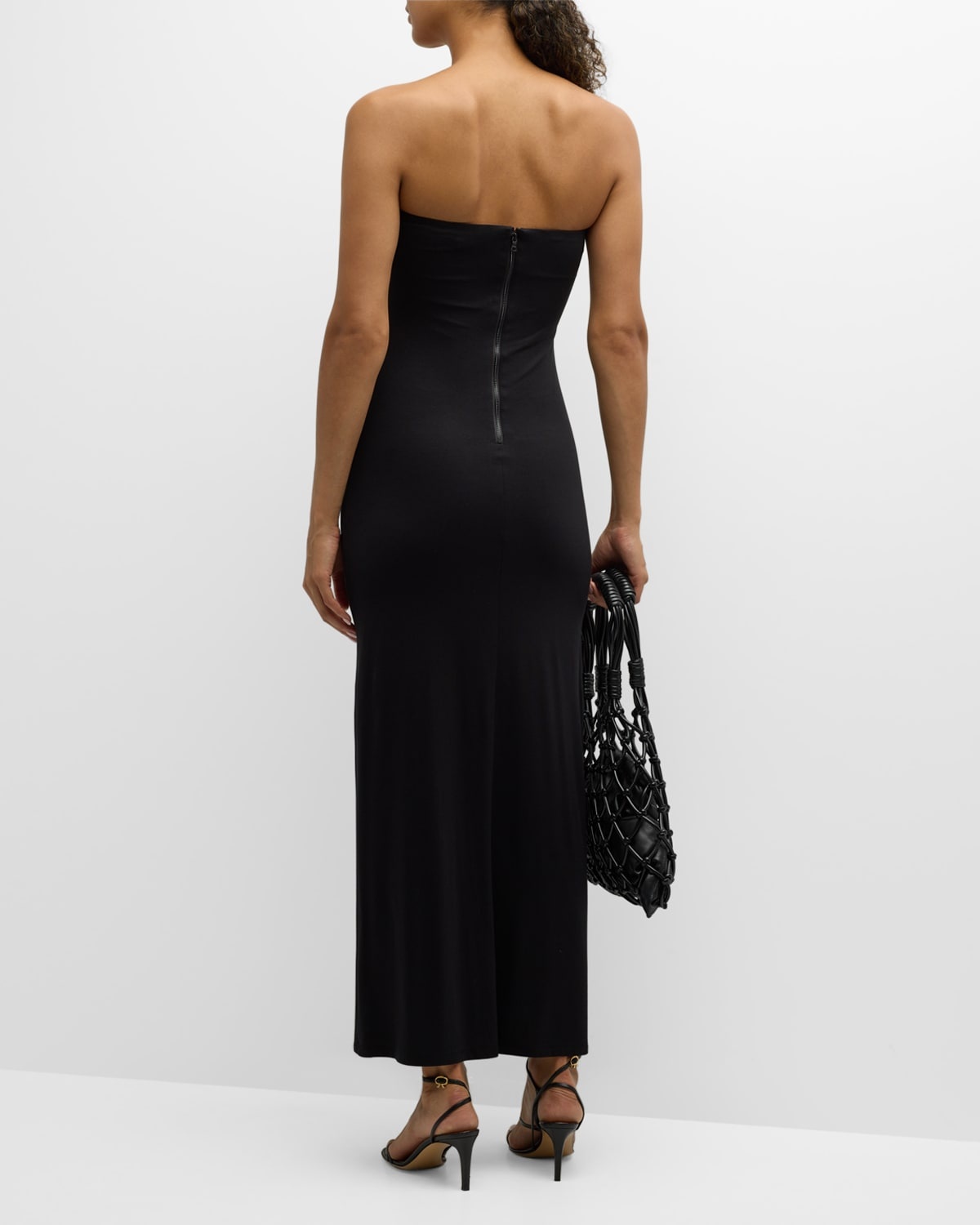 Delora Strapless Midi Dress - 4