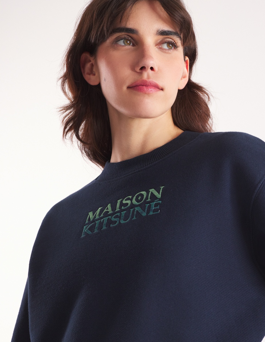 GRADIENT MAISON KITSUNE BOXY SWEATSHIRT - 4