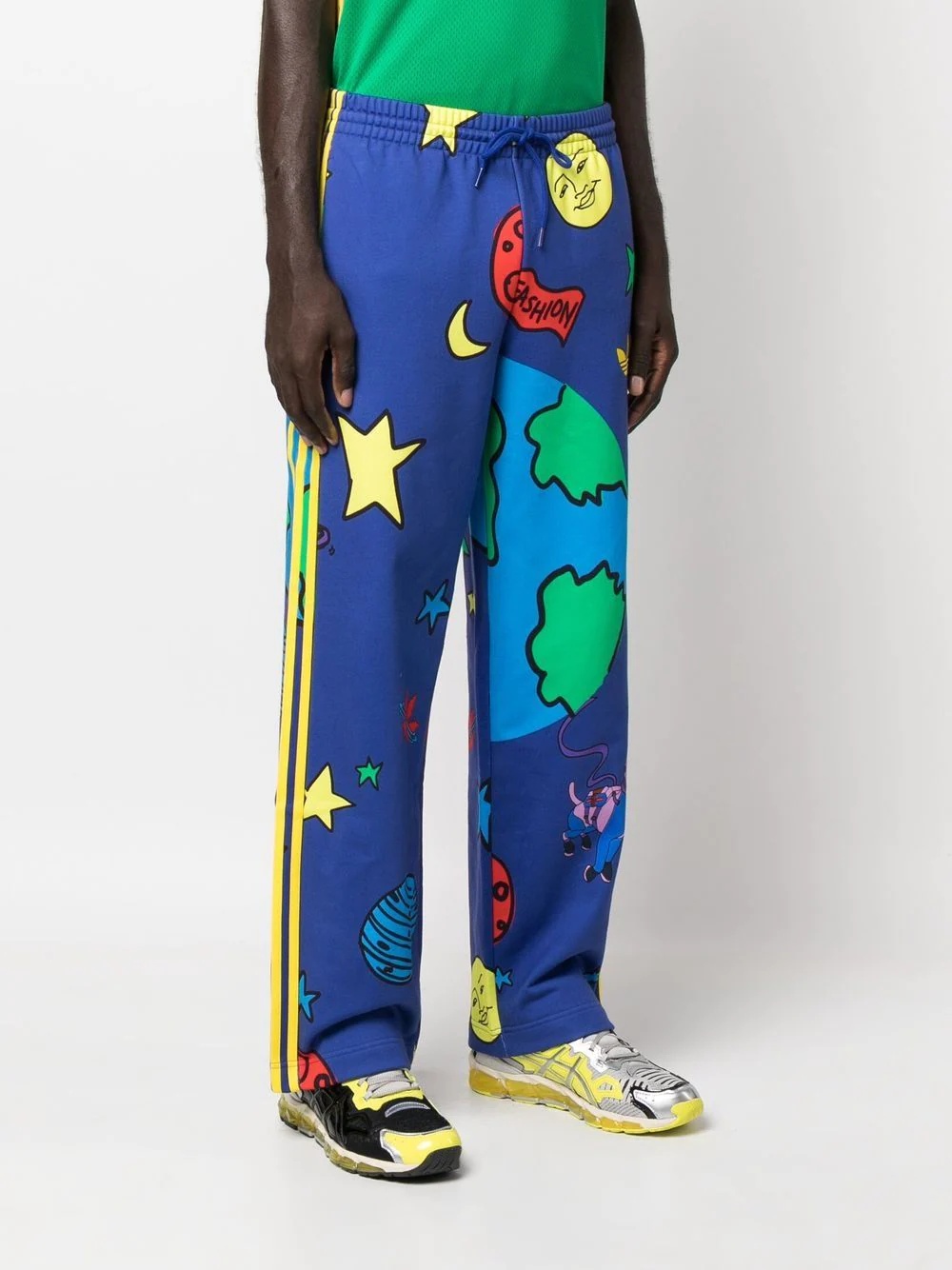 x Kerwin Frost Planet AOP printed track pants - 3