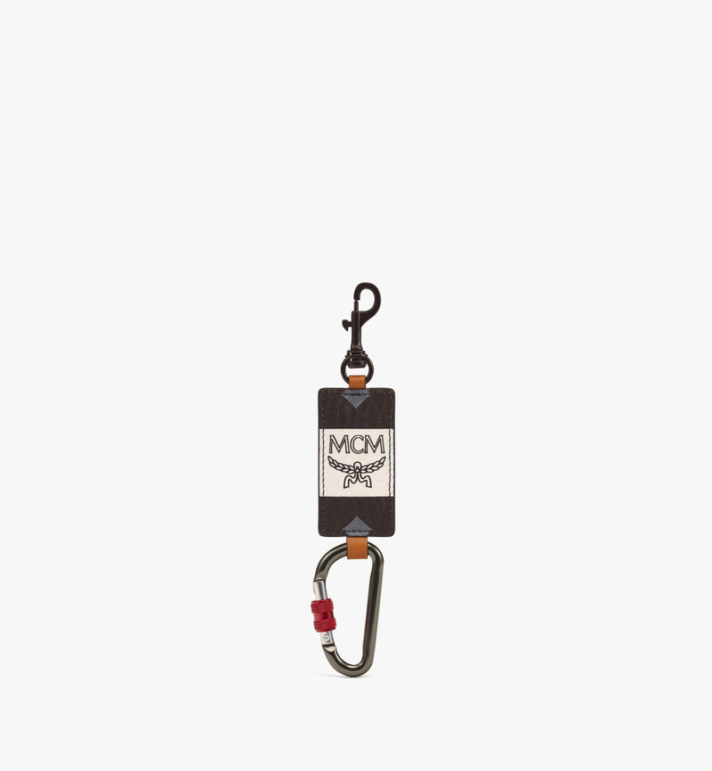 MCM Ottomar Carabiner in Checkerboard Visetos Leather Mix outlook