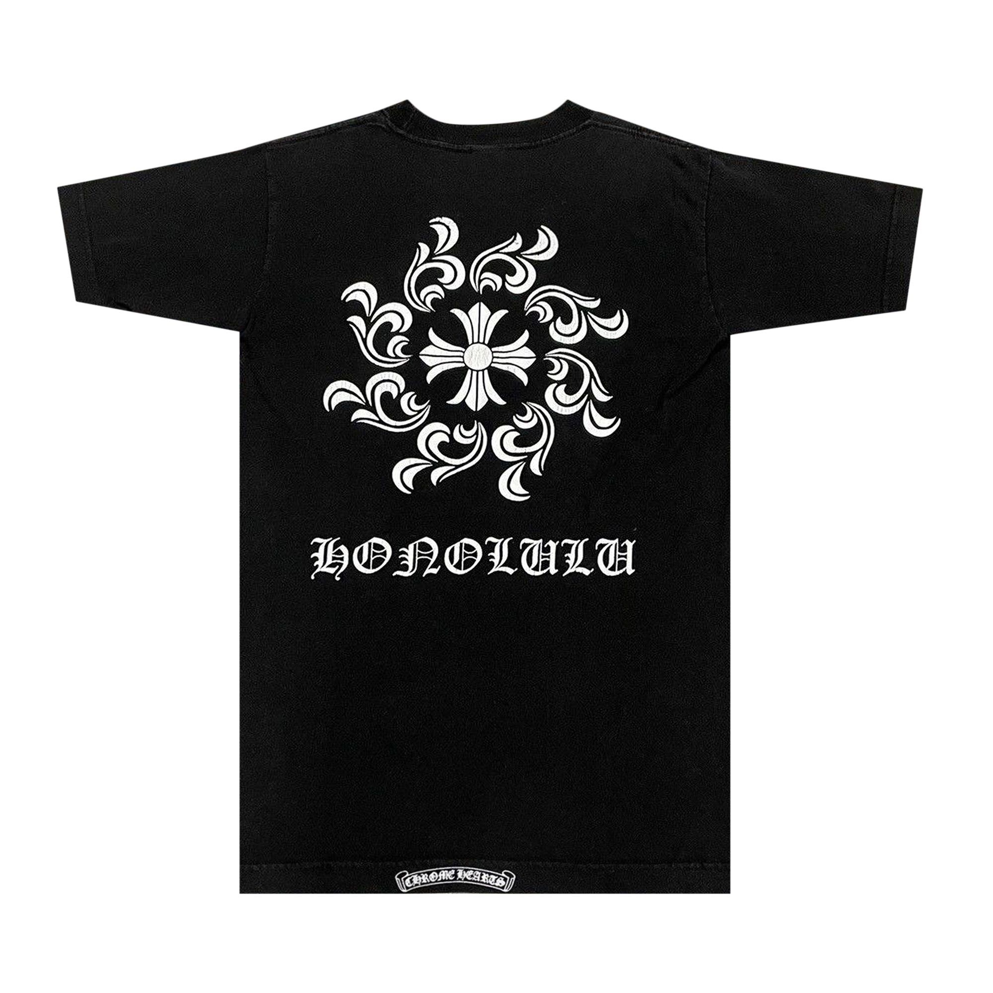 Chrome Hearts Spiral T-Shirt (Honolulu Exclusive) 'Black' - 2