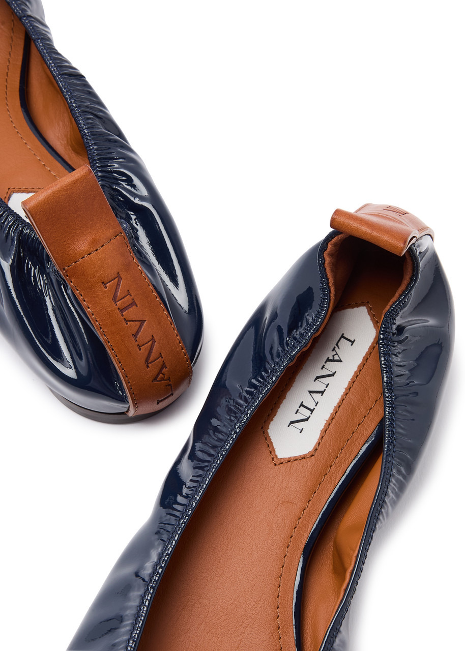 Lanvin Patent Leather Ballet Flats - 4