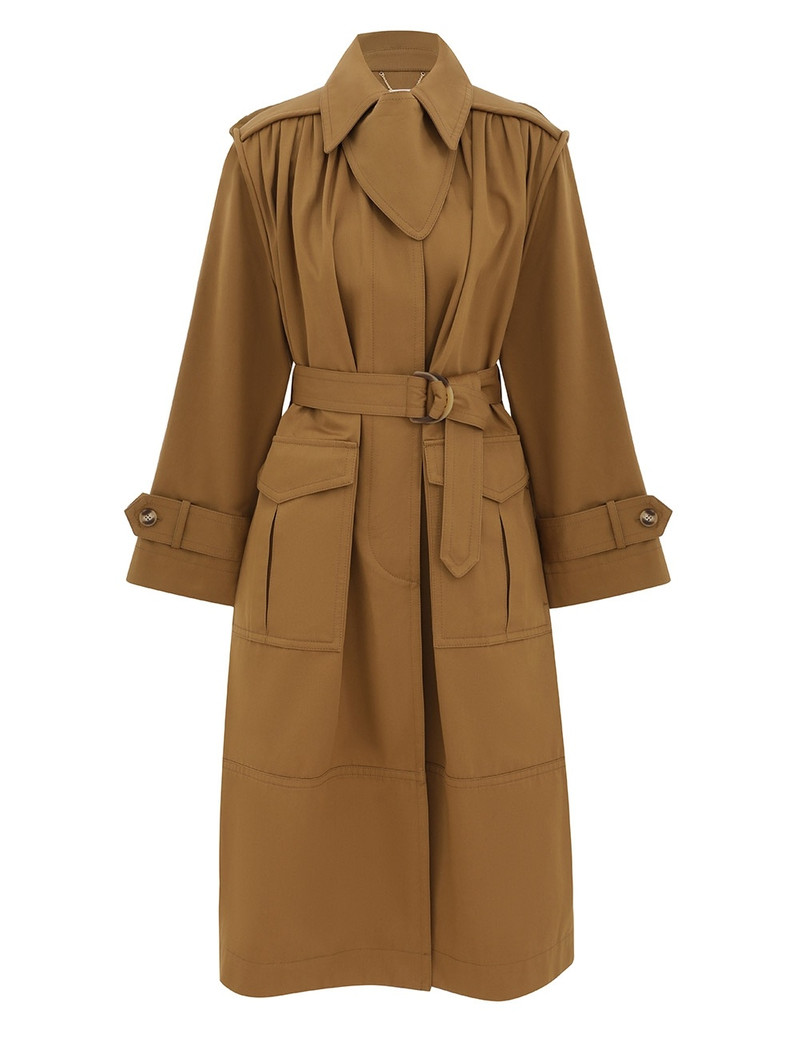 ILLUMINATE CARGO TRENCH COAT 1