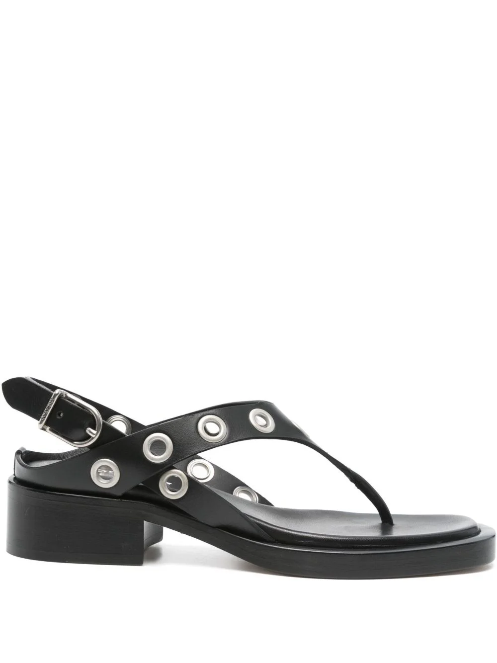 35mm eyelet-detail sandals - 1