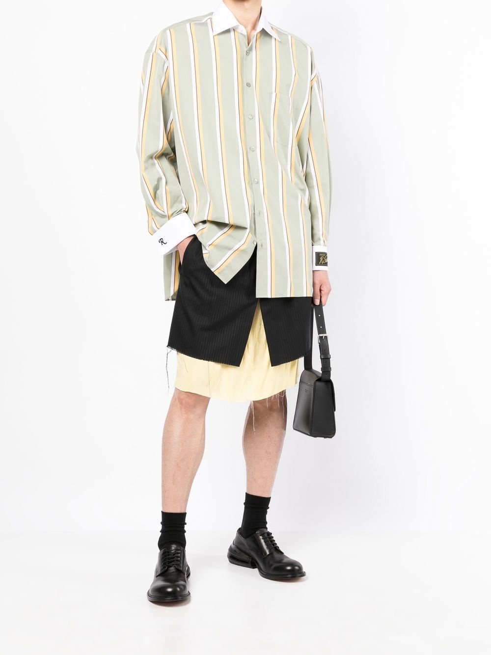 striped oversized shirt - 2