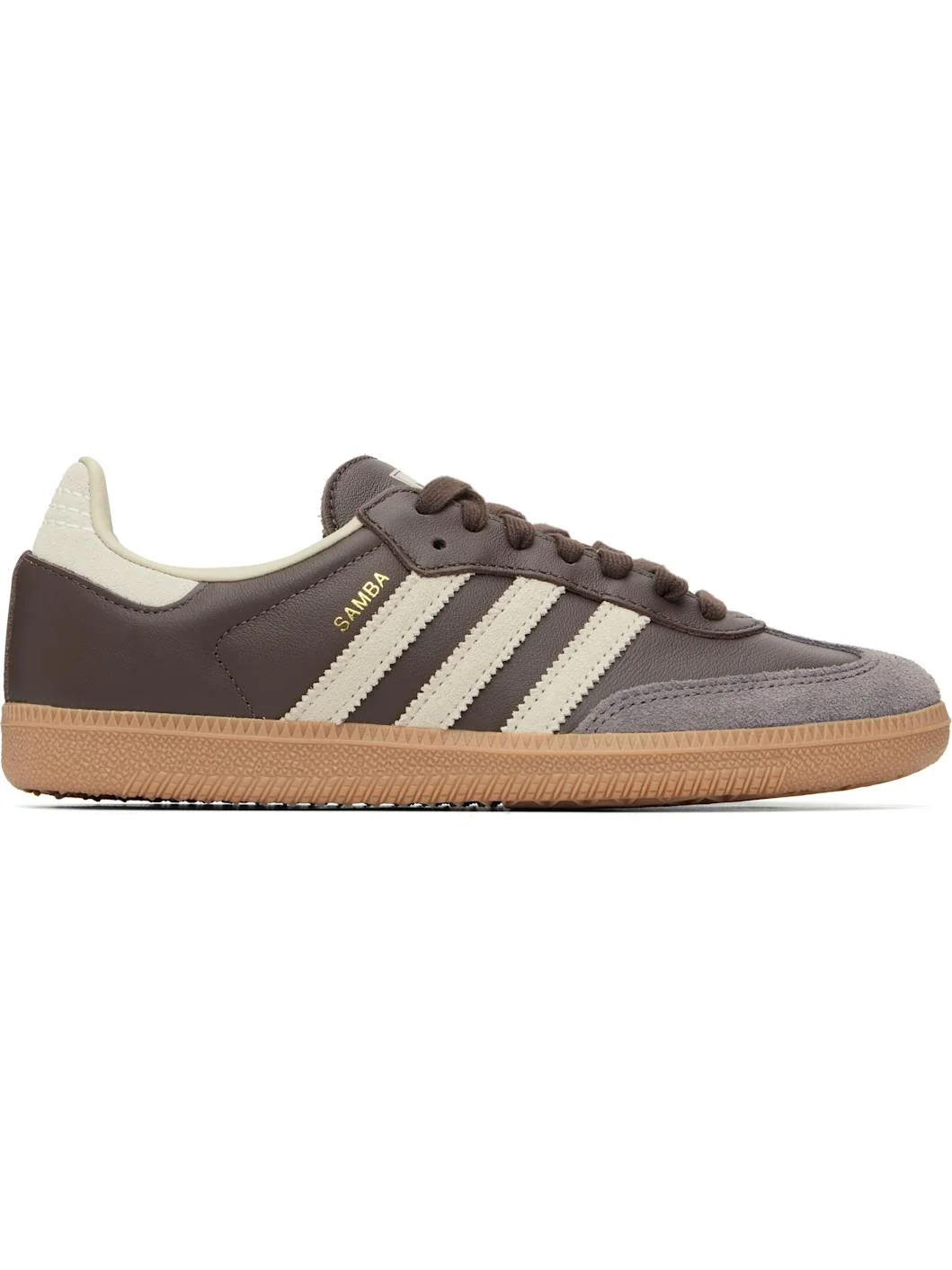 Brown Samba OG Sneakers - 1