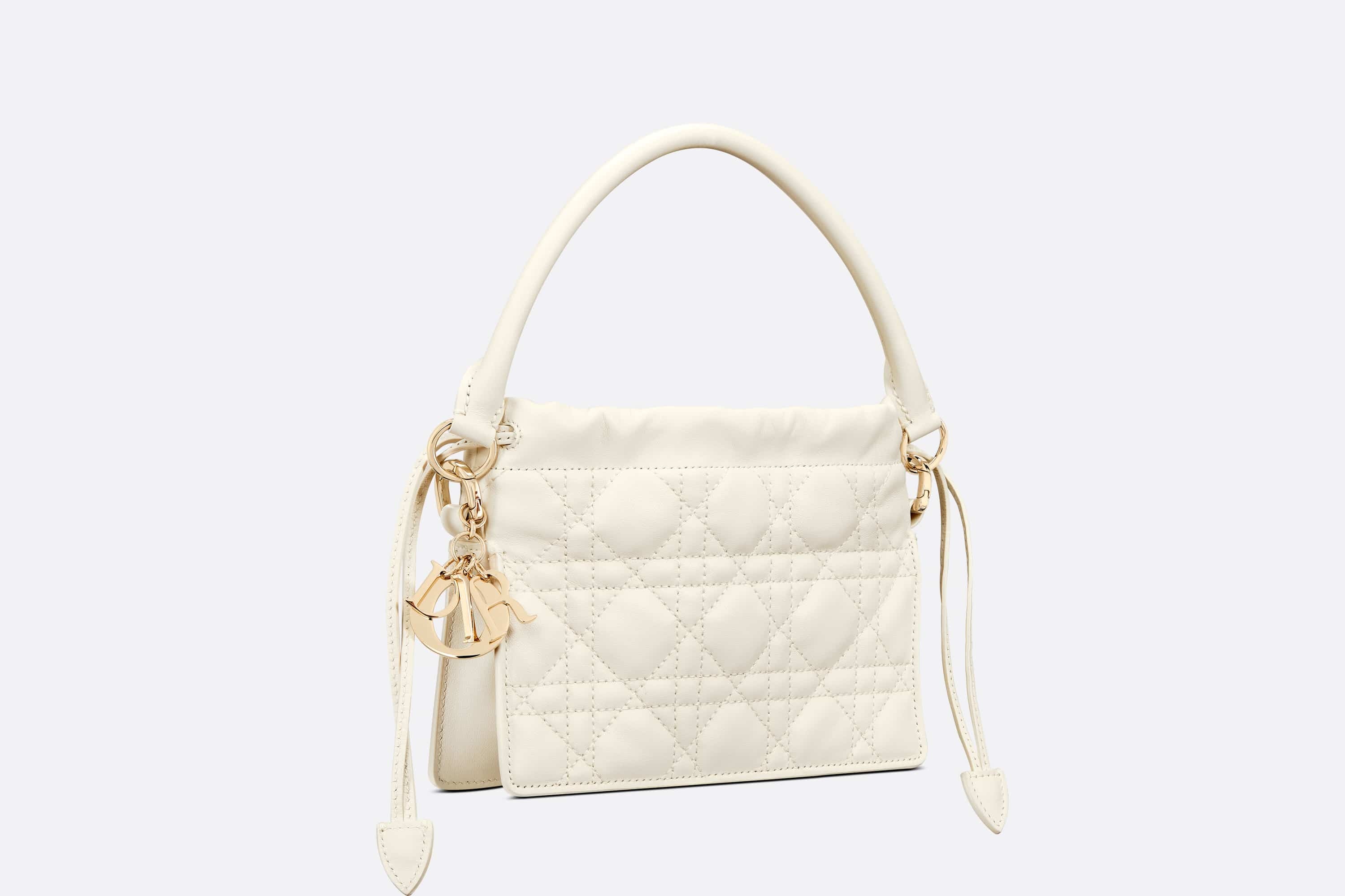 Lady Dior Top Handle Drawstring Mini Bag - 2