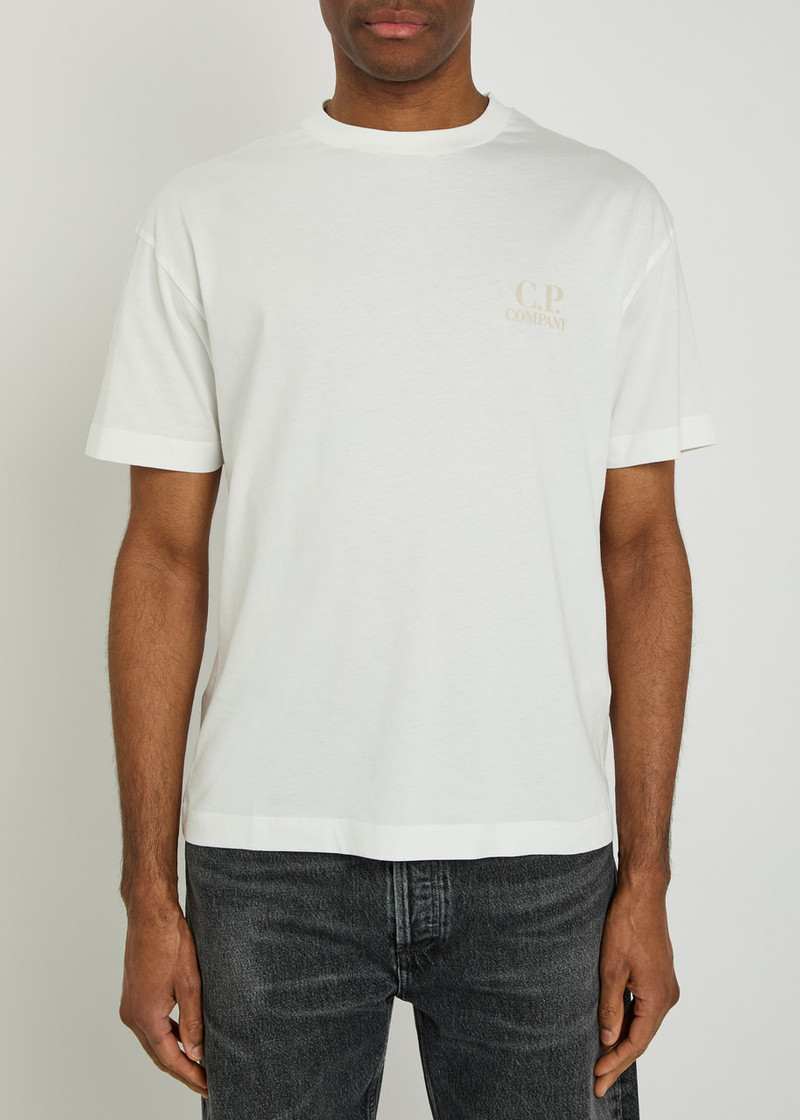 C.P. Company C.P. Company Logo Print Cotton T-shirt outlook