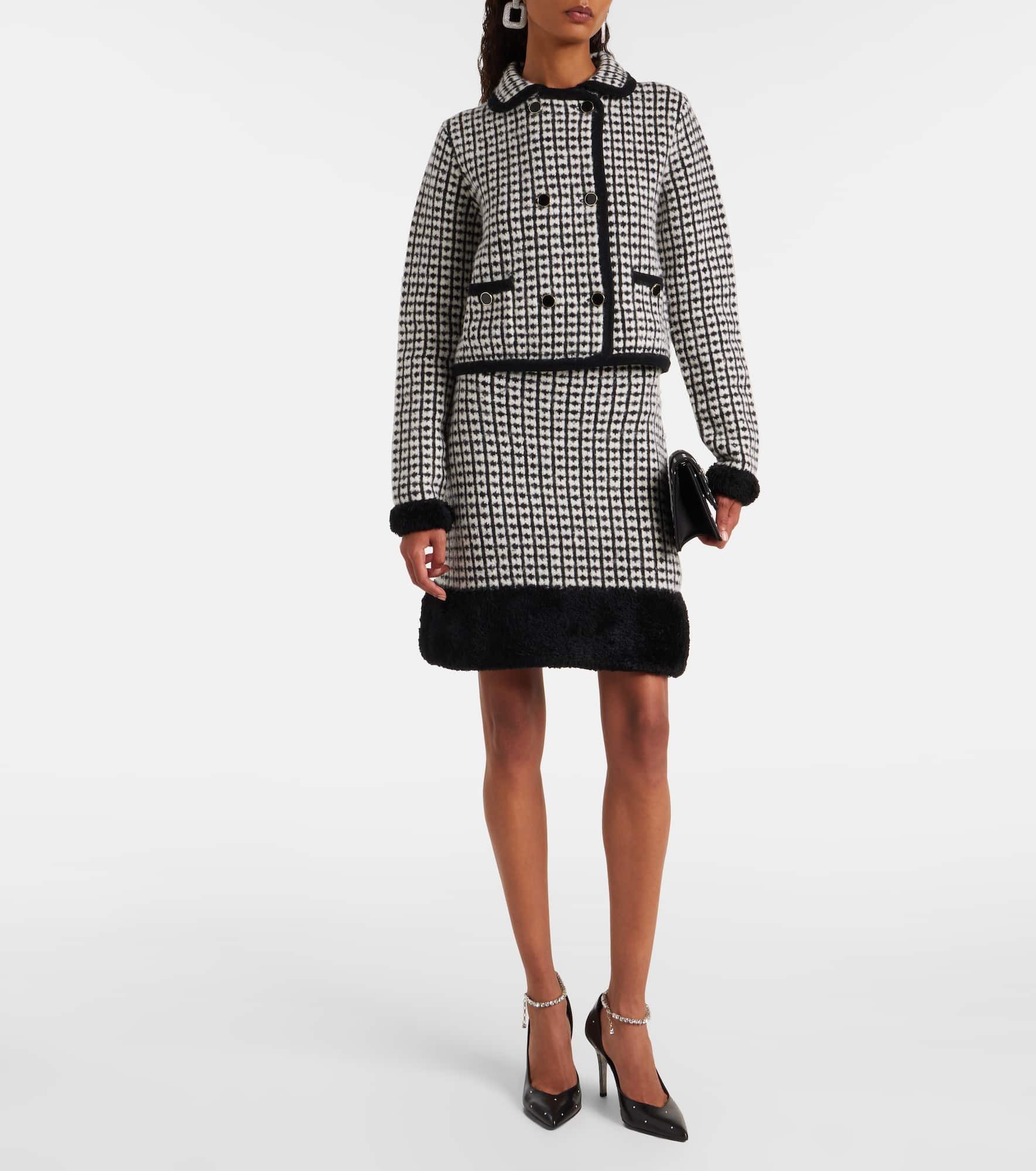 Tweed-effect miniskirt - 2
