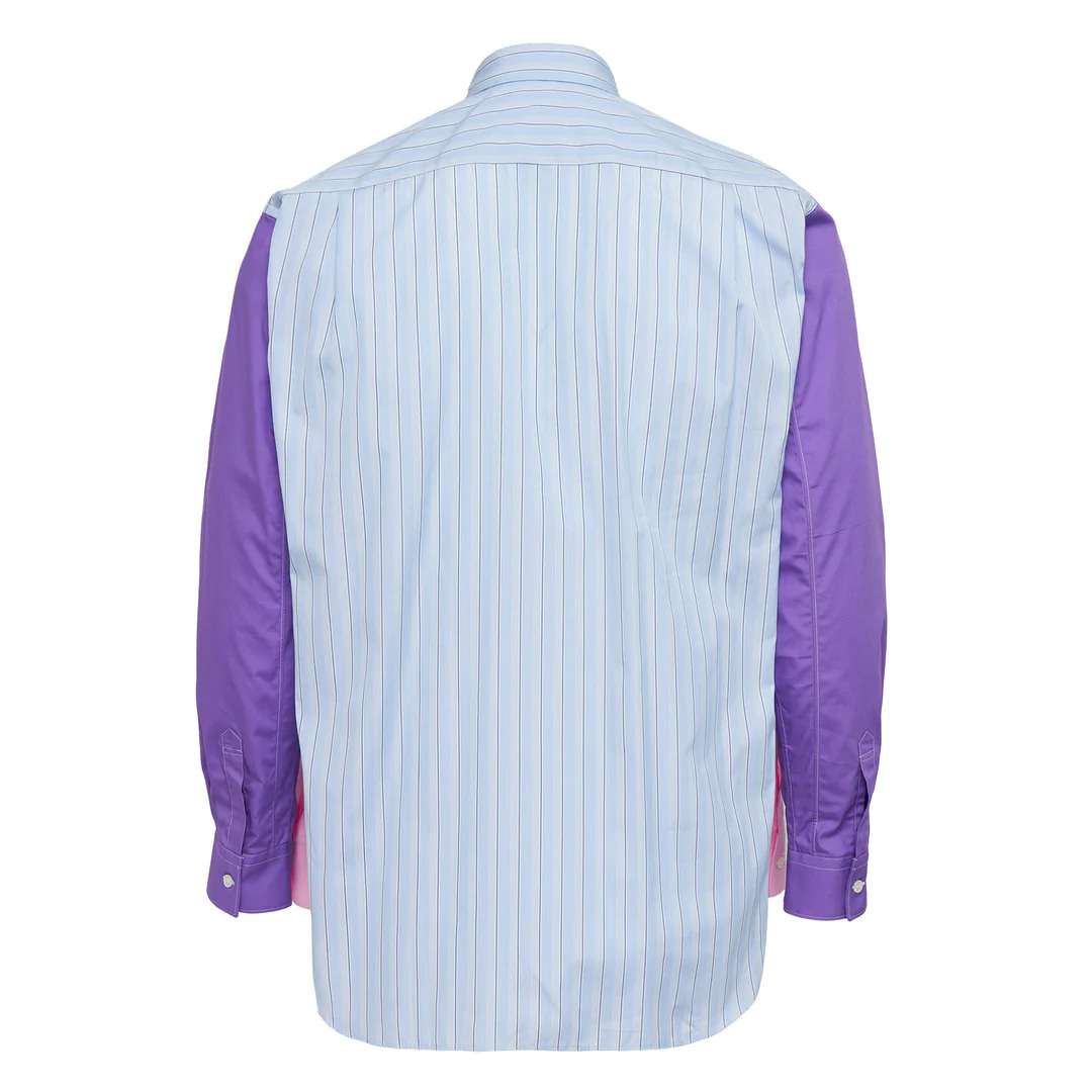Yarn Dyed Cotton Stripe Colored Shirt - 2