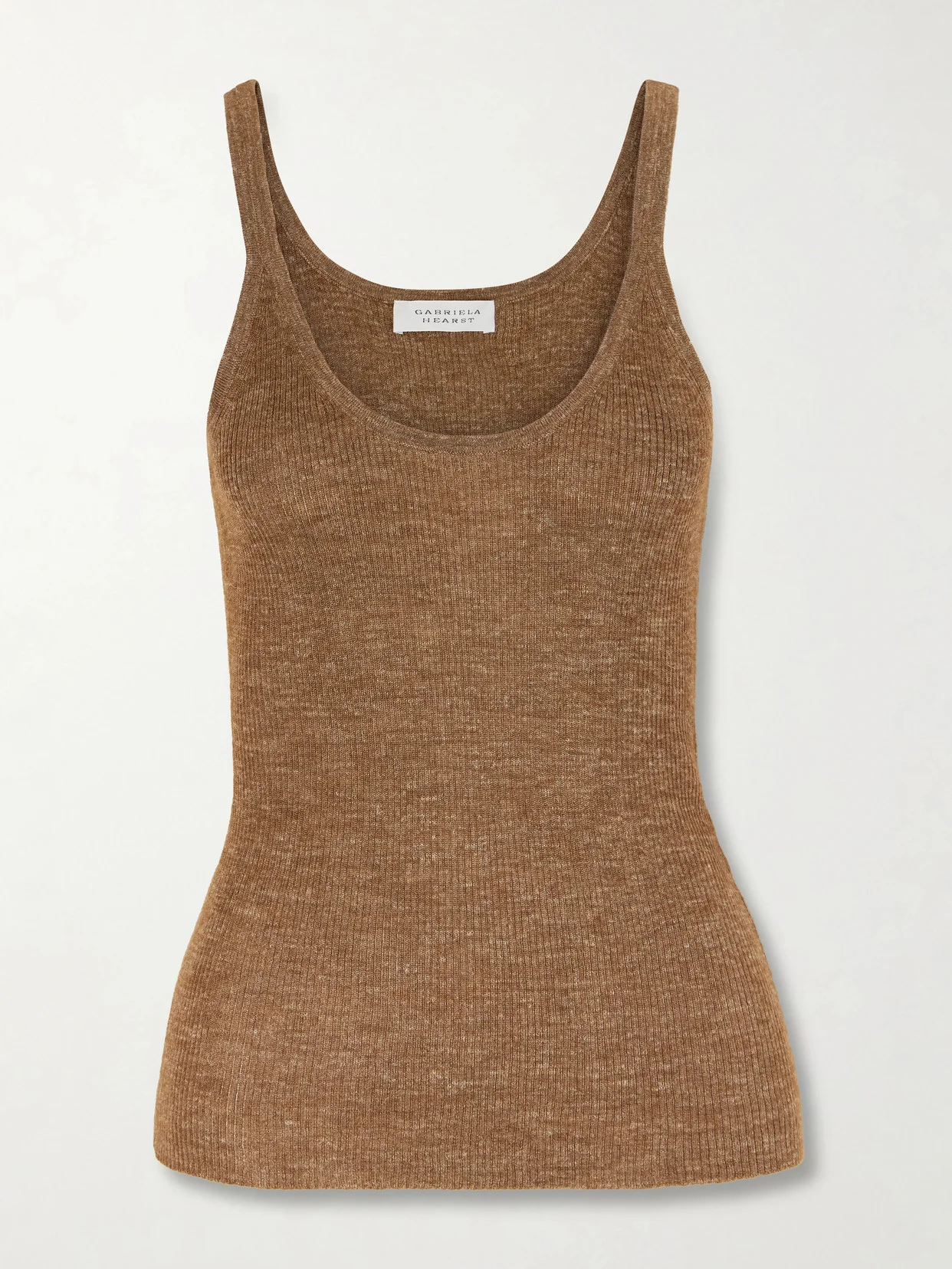Cinxia Ribbed Cashmere, Silk And Hemp-blend Tank - 1