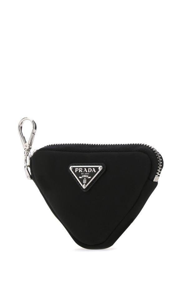 Prada Man Black Nylon Trick Key Chain - 2