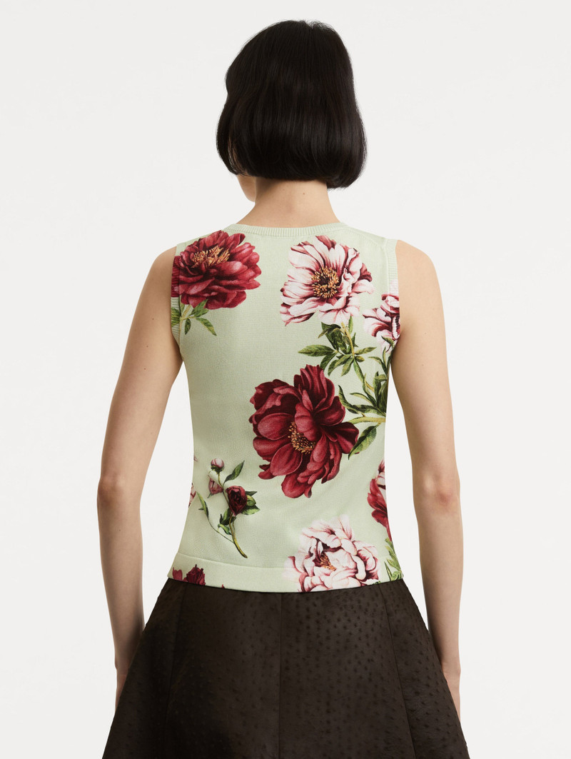 PEONY PRINTED TANK 4