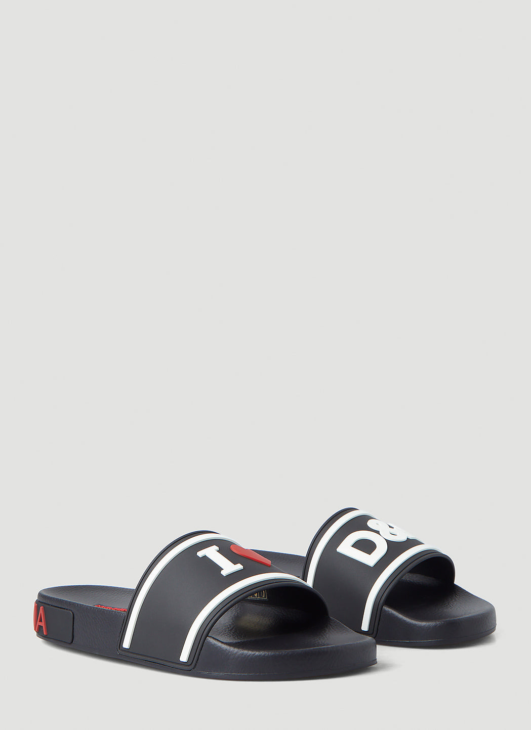 Dolce & Gabbana Women Logo Embossed Slides - 2