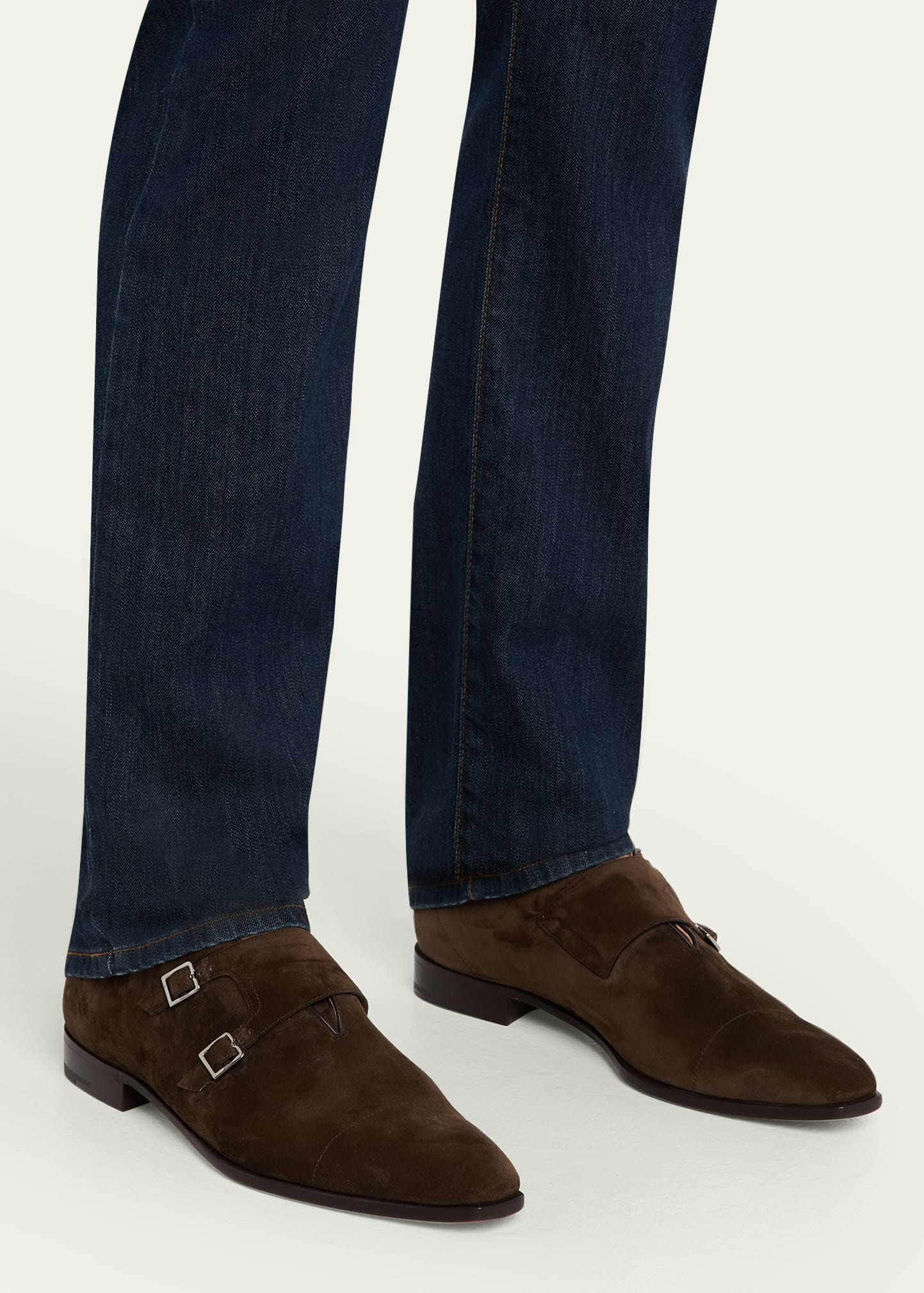 Men's Demsure Flex Suede Double-Monk Strap Loafers - 2