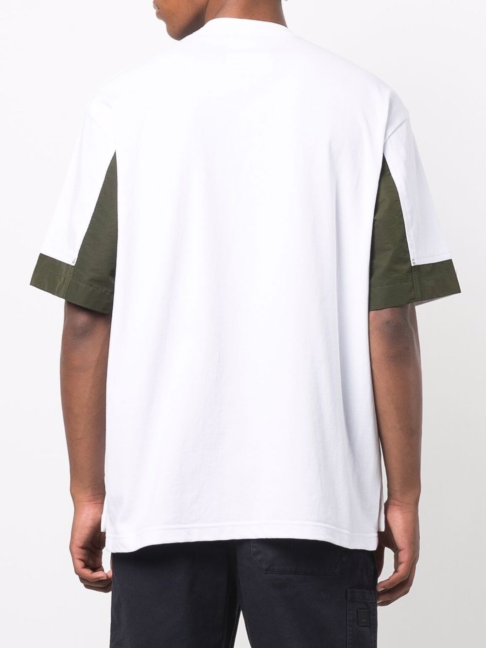 contrast-trimmed T-shirt - 4