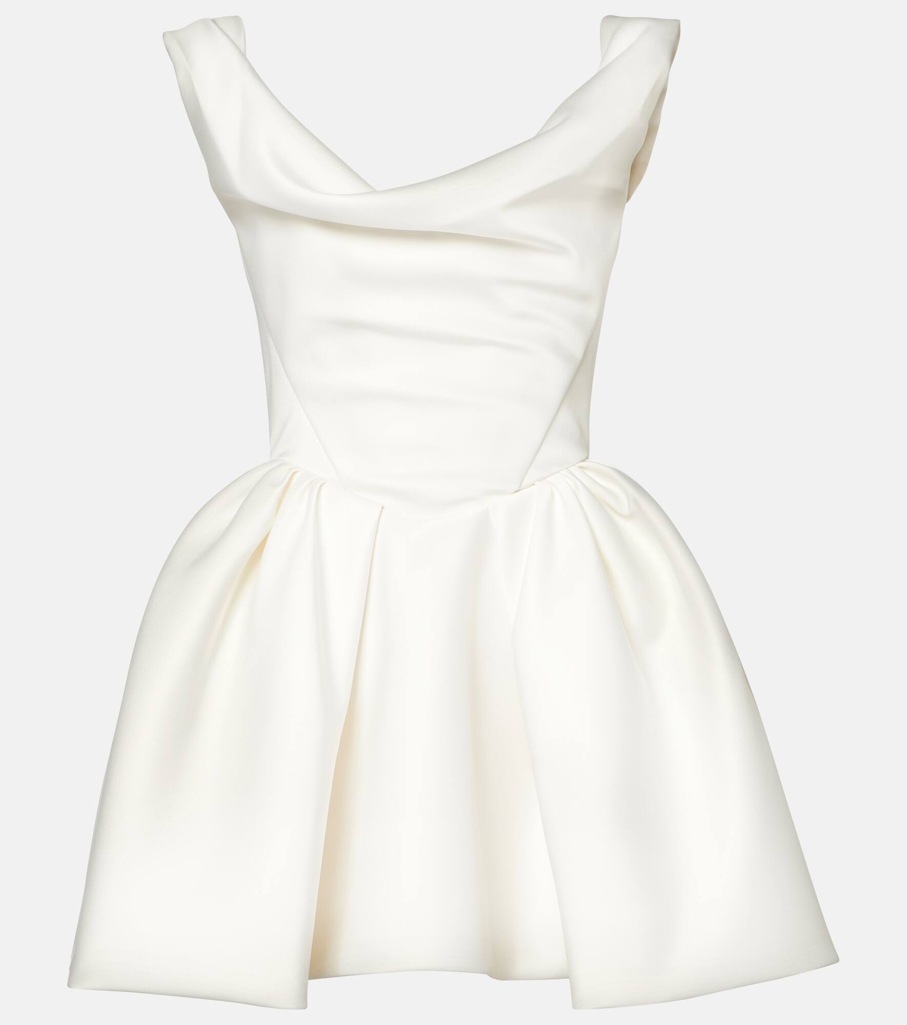 Bridal Bagatelle satin minidress - 1