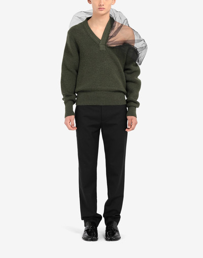 Maison Margiela Couture gesture wool sweater outlook