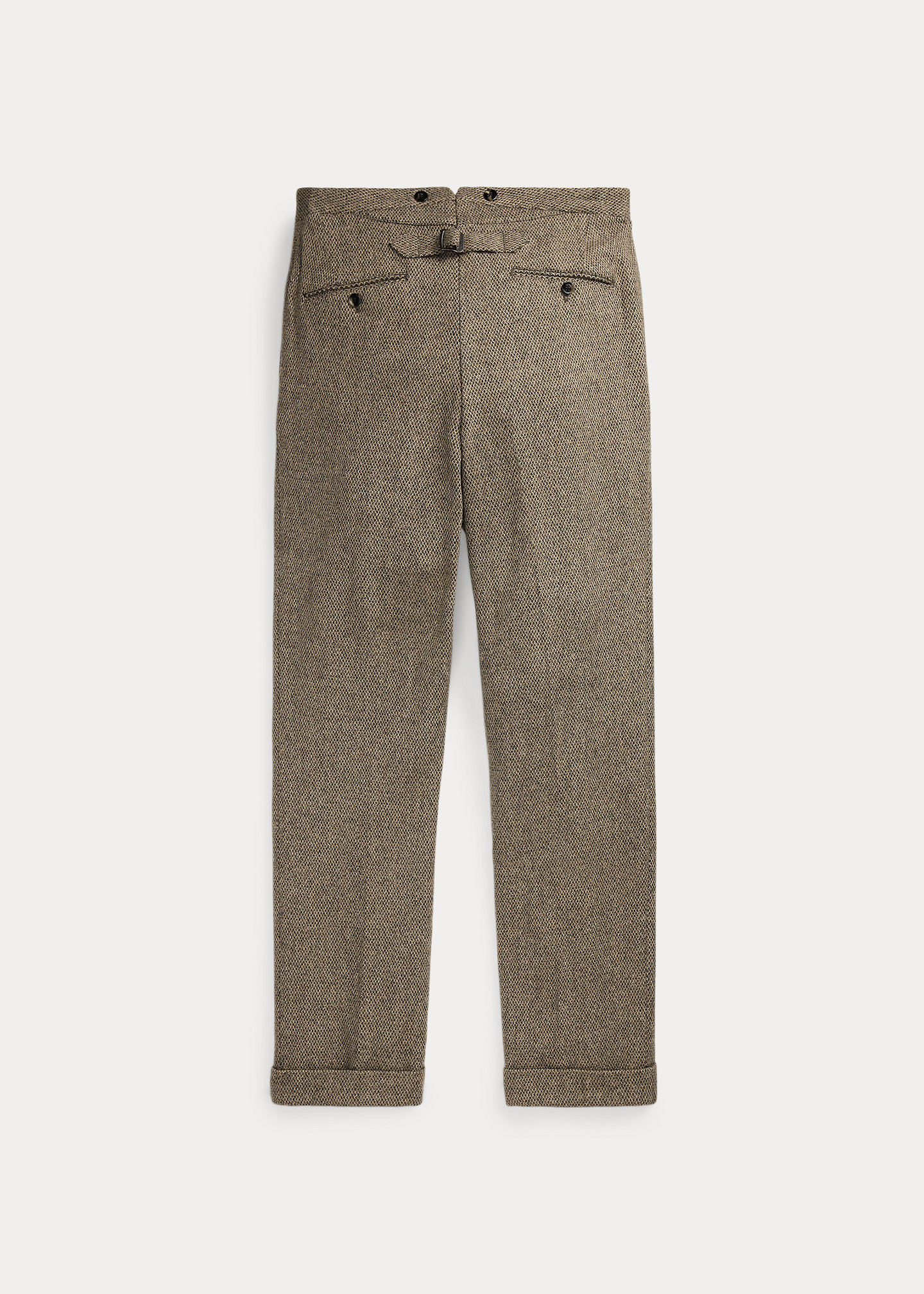 Slim Fit Wool Dobby Suit Trouser - 6